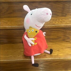 Large 18" Ty Peppa Pig Plush Soft Stuffed Toy